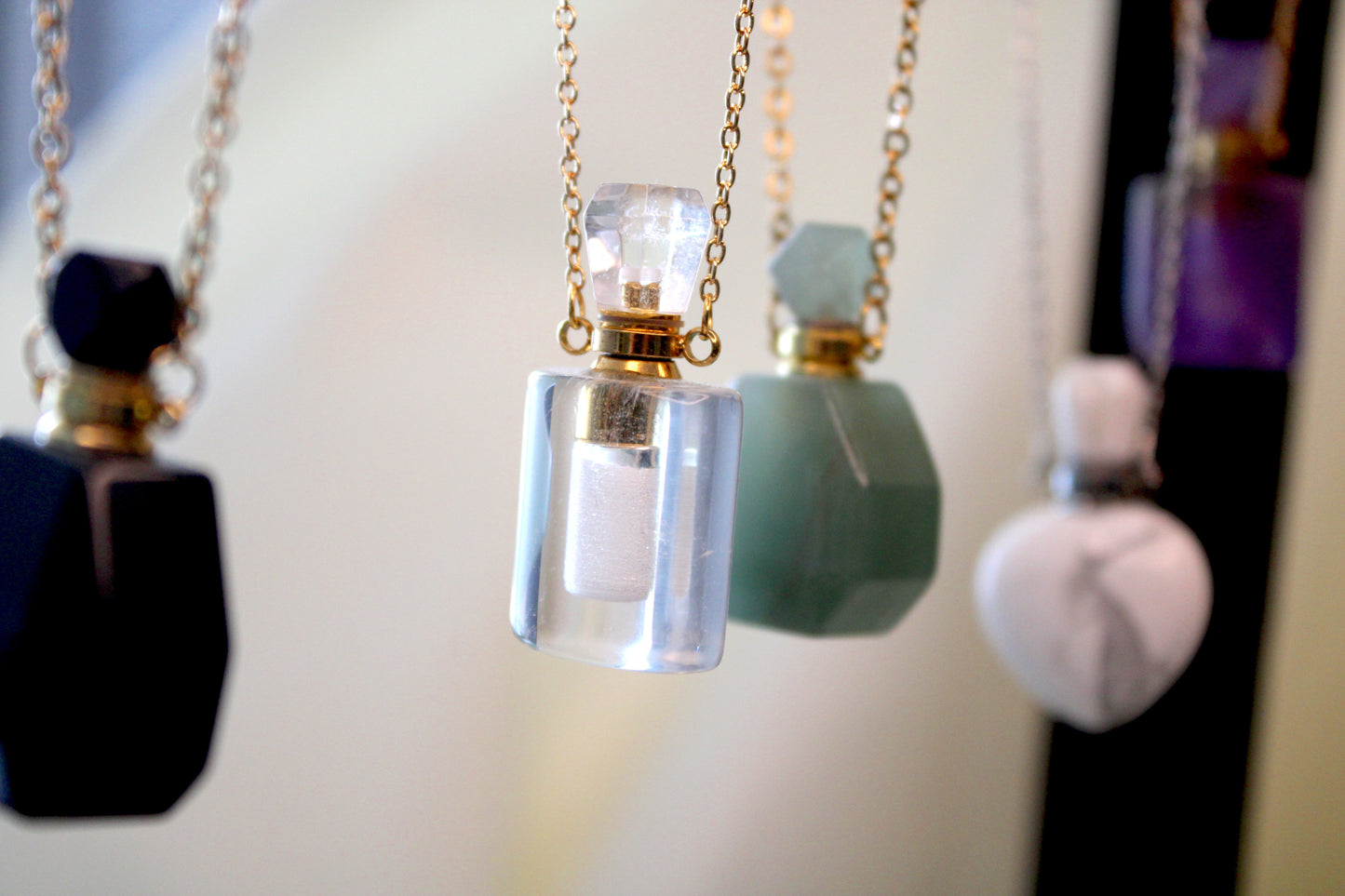 Crystal Bottle Necklace