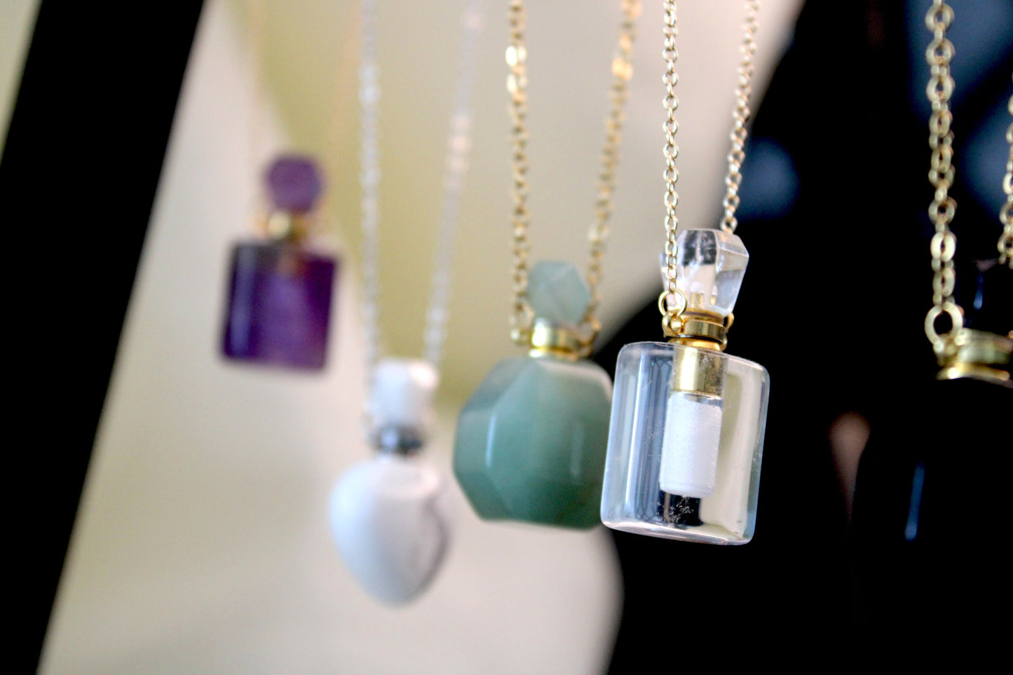Crystal Bottle Necklace