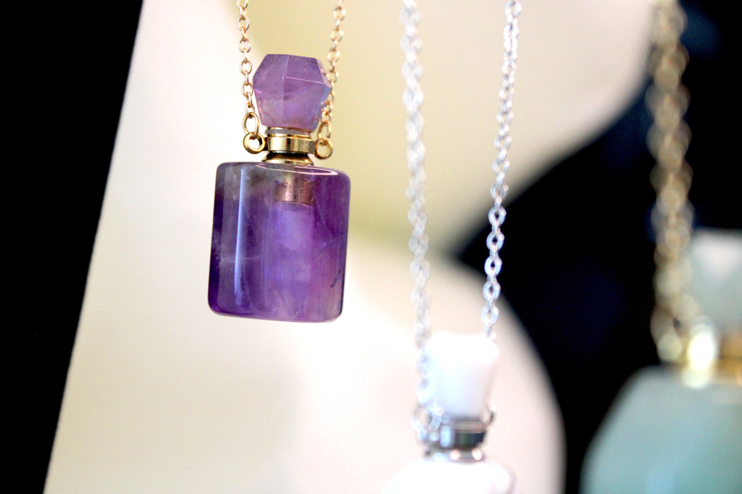Crystal Bottle Necklace