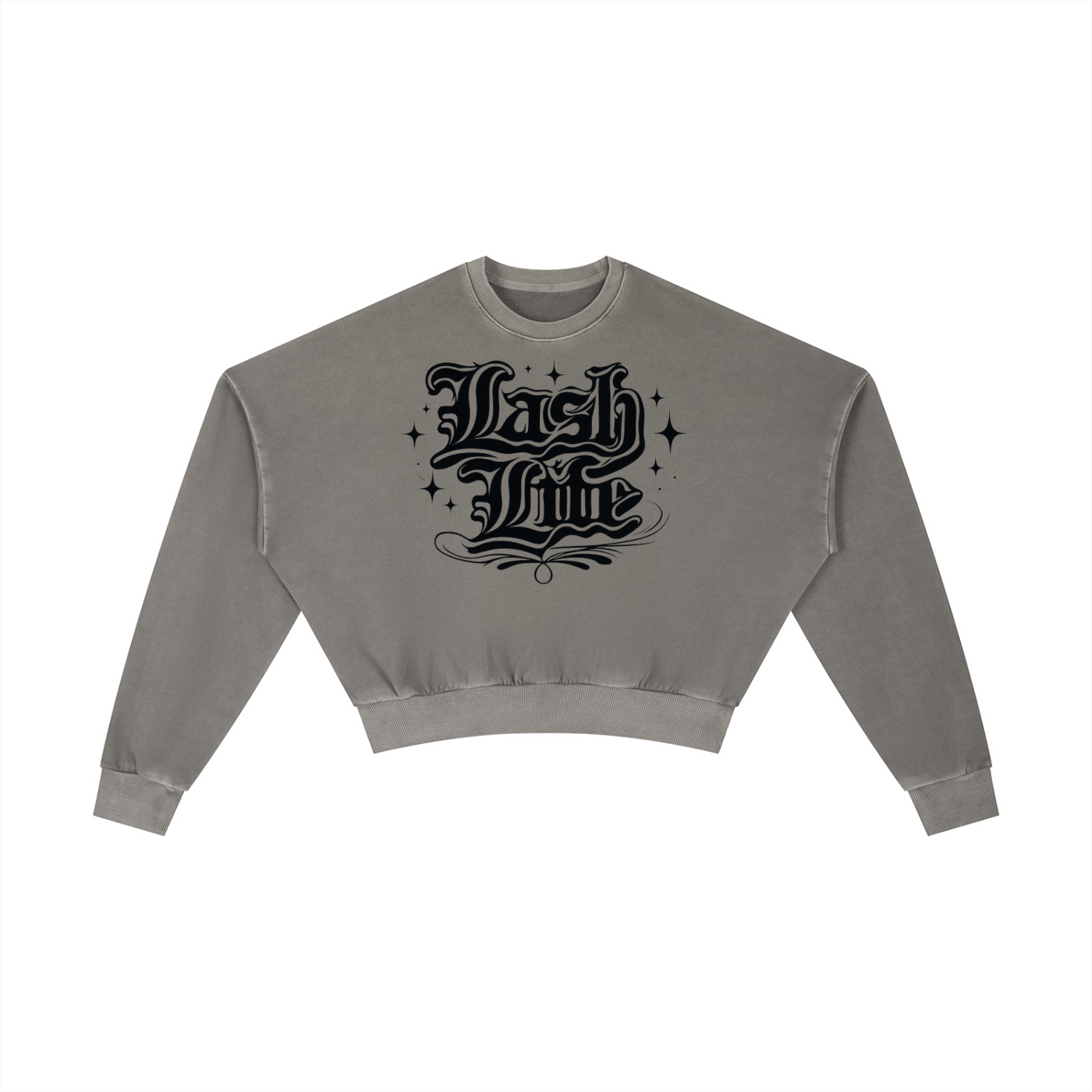 Vintage Washed Cropped Sweatshirt