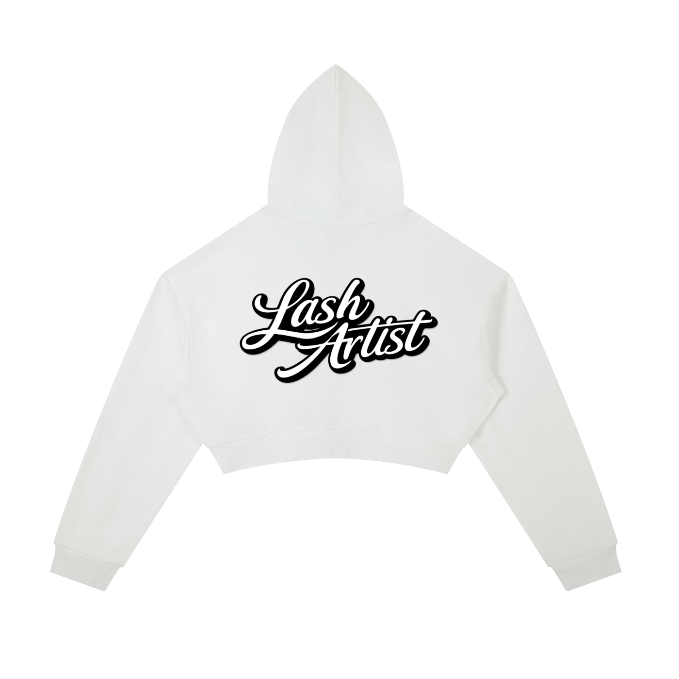 Essential Cropped Zip-Up Hoodie