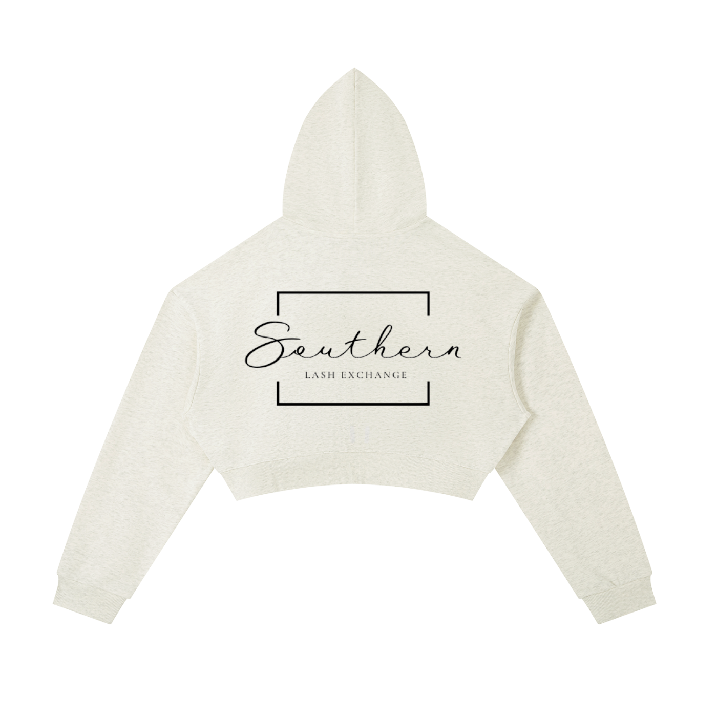 Essential Cropped Zip-Up Hoodie