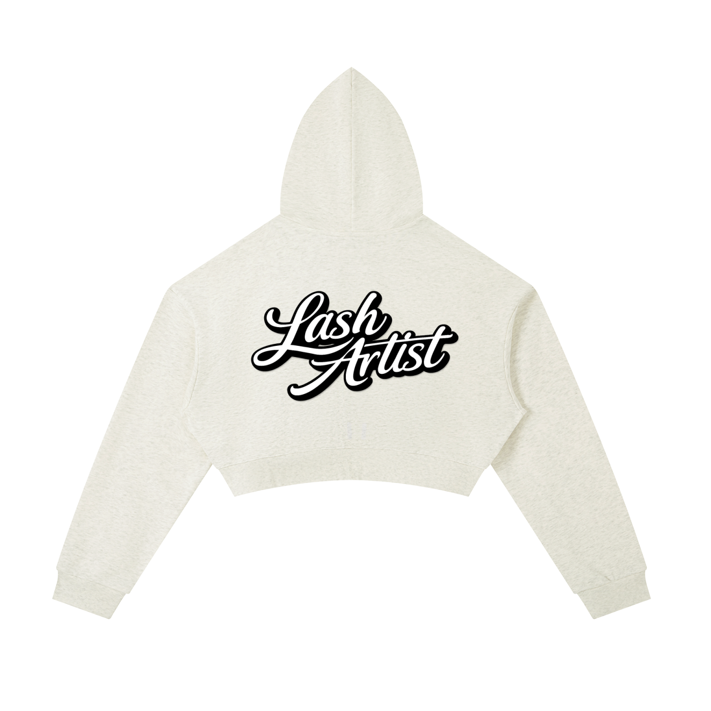 Essential Cropped Zip-Up Hoodie