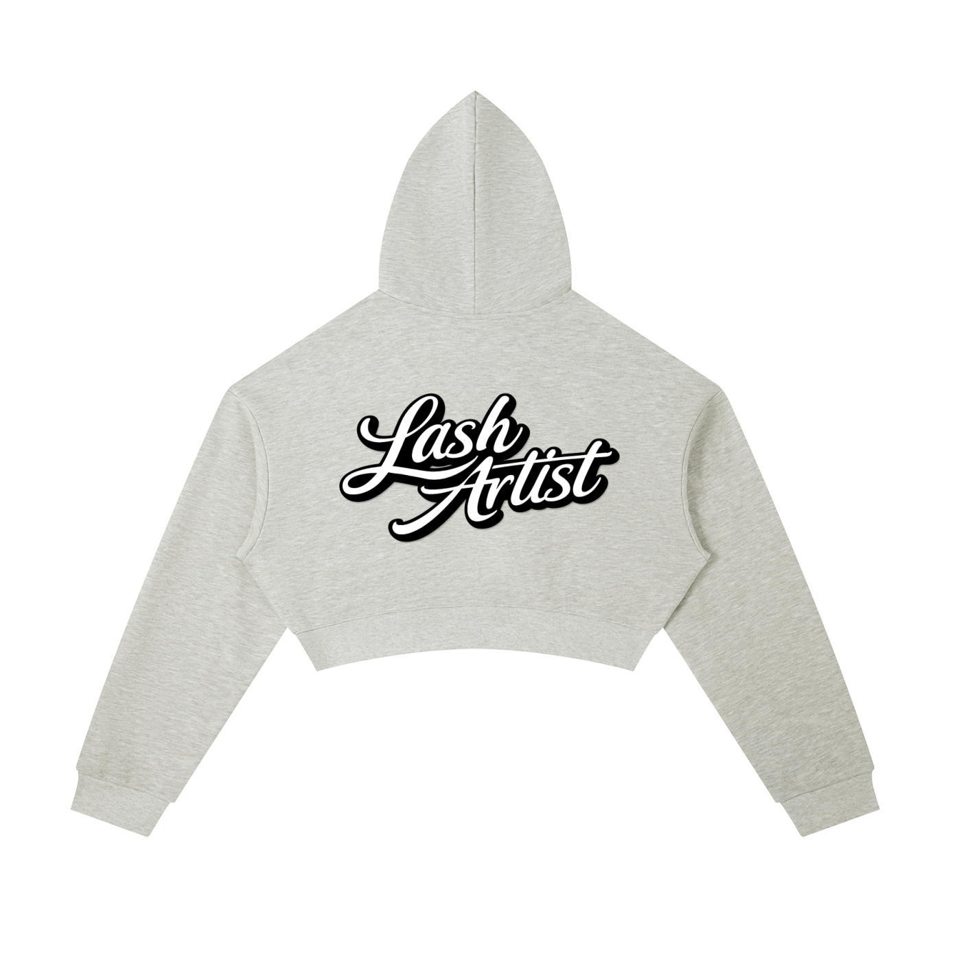Essential Cropped Zip-Up Hoodie