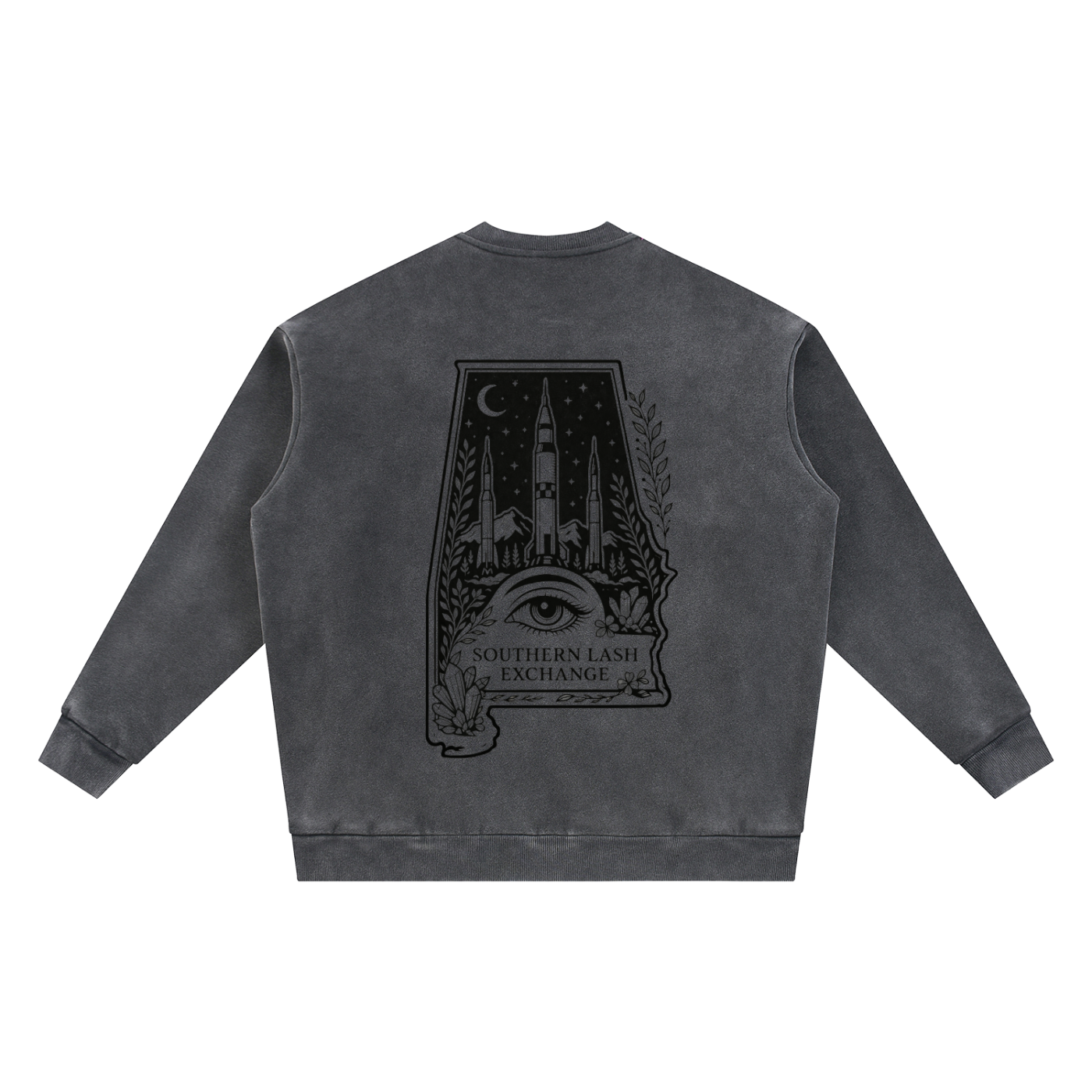 Vintage Washed Fleece Baseball Jacket