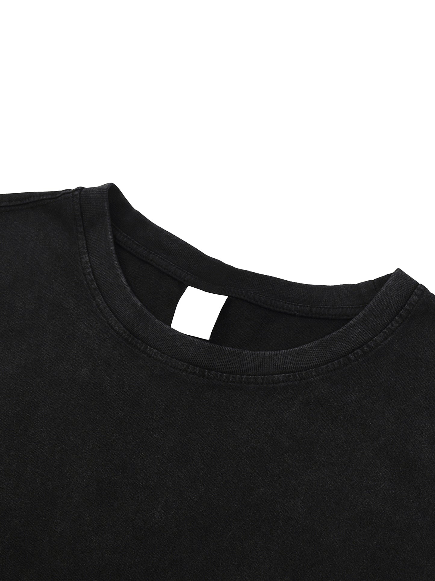 Snow Washed Raw-Hem Tank Top